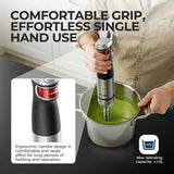 Electric Hand Held Stick Blender 6-in-1 Multi-Purpose Immersion Hand Blender,Stainless Steel Blades,Home & Kitchen,MAX 1500W