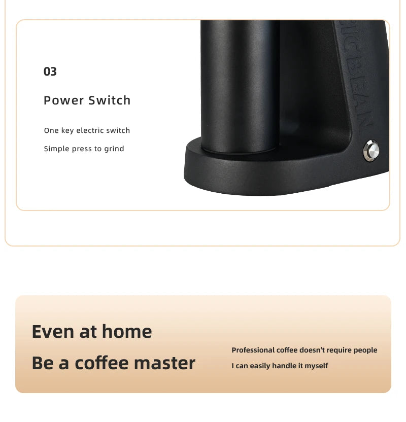 High Quality Professional 7 Pins 48MM Cutter Automatic Electric Coffee Bean Grinder Mill Grinders