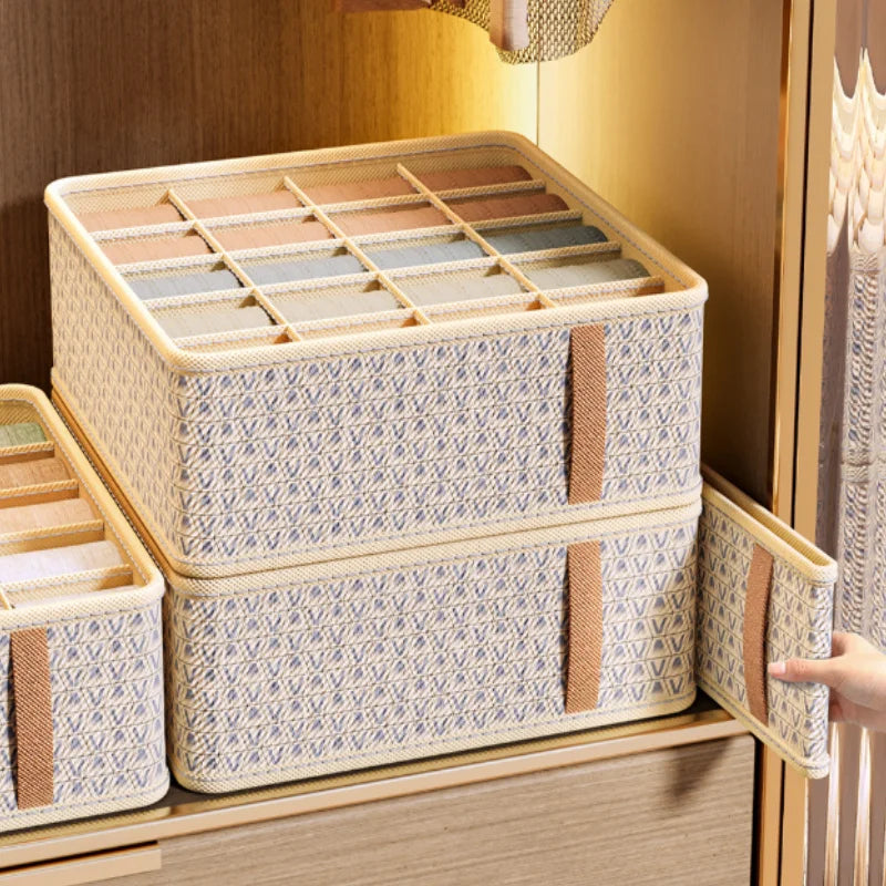 Closet Organizer Underwear Drawer Organizer Socks Bra Clothing Storage Box Wardrobe Organizer Clothes Cabinet Drawer Organizers