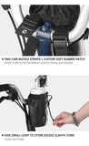 Rhinowalk Bicycle Handlebar Bag 1.6L Insulated Water Bottle Bag Cycling Front Tube Bag Commuting Morandi Color Shoulder Pack