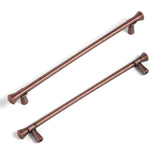 Goo-Ki Antique Brass Stainless Steel Cabinet Handles T Bar Knobs Modern Drawer Pulls for Kitchen Cabinet Hardware for Bedroom