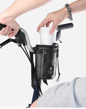 Rhinowalk Bicycle Handlebar Bag 1.6L Insulated Water Bottle Bag Cycling Front Tube Bag Commuting Morandi Color Shoulder Pack