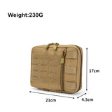 1000d Nylon Molle Admin Drop Pouch Bag, Laser Cut Utility Pouch Modular EMT EDC Organizer Cell Phone Tool Waist Pouch Bag