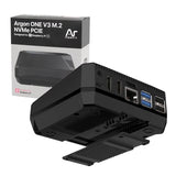 Argon ONE V3 M.2 NVME Case for Raspberry Pi 5 Aluminum Shell Bulit-in PWM Fan Heatsinks for RPI 5