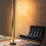 spiral Floor Lamp Modern Long Line Floor Lamp For Living Room Sofa Bedroom Study Living Room Home white standing  Floor Lamp
