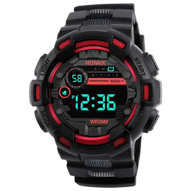 Electronic watch, trendy sports electronic watch for middle and high school students
