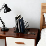 Desktop Bookshelf Wrought Iron Shelf Metal Table Simple Storage Shelf