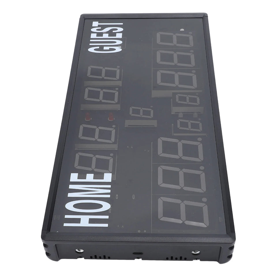 Electronic LED Scoreboard Multifunctional Countdown Match Time Display Electronic Scoreboard Remote Control for Competitions