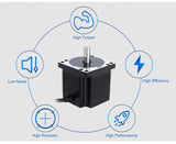 STEPPERONLINE Nema 34 Stepper Motor 4.5Nm 86x78mm 6A Φ14mm 2 Phase Nema34 Stepping Motor for CNC Engraving Milling Machine