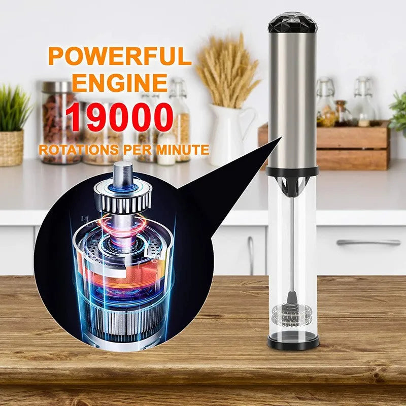 Electric Milk Frother Handheld Mini Foamer Coffee Maker Egg Beater for Chocolate Cappuccino Stirrer Portable Blender Whisk Tools