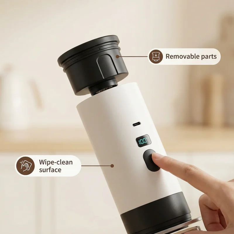 1pcs portable capsule coffee machine Meiyi concentrated electric household small heating pump pressure coffee machine, suitable