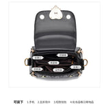 Women's Bag Fashion Lock Shoulder Square Women Handbags Casual Simple Handheld Diagonal Straddle Bag Shopping Messenger Bag