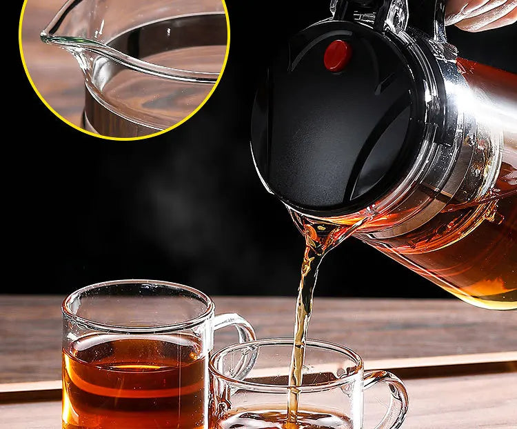 Tea cups, tea separation filters, tea brewers, household glass tea sets, cup sets, elegant cups, teapots