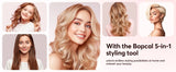 5 in 1 Multi Hair Styler Curling Iron Hair Hot Air Brush Curling High speed Hair Dryer Salon Professional Curly Hair Styler
