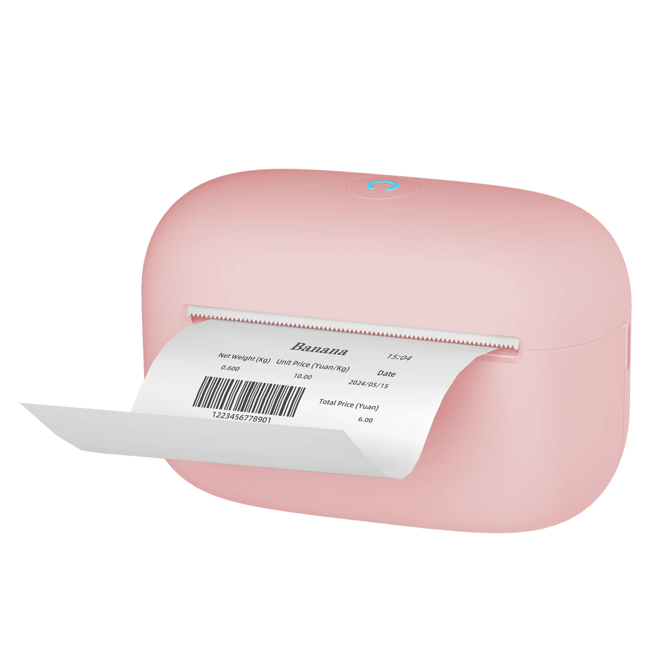Portable Mini Printer Label Maker 300dpi 2 Inch Thermal Wireless Inkless Printer Bluetooth for IOS and Android Home School