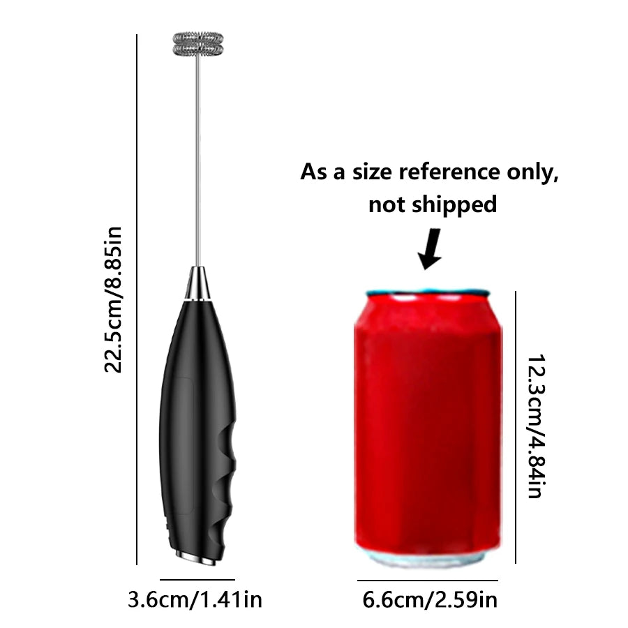 Mi Milk Frother Handheld Foam Maker For Latte Mini Whisk Coffee Cappuccino Frappe Matcha Hot Chocolate Egg Beater Drink Mixer