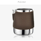 350MLMilk Jug Pull Flower Cup Coffee Cappuccino  Espresso Steaming Pitcher Coffee Milk Frothing Cup Coffee Steaming Pitcher