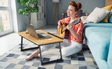 Tray table, notebook computer and writing table, dining table and notebook computer bed support
