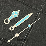 High Quality Watch Hands Polished Silver Gold Green Bright Luminous For Nh35 Nh36 Movement Mod 904L VS Clean Japan Watches