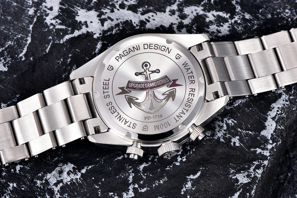 2026 New PAGANI DESIGN Panda Men's Watches Luxury Quartz Chronograph Waterproof AR Sapphire Mirror Sports Watch For Men Luminous
