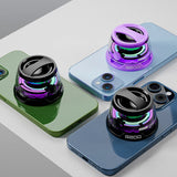 Magnetic Bluetooth Speaker BT5.3 Wireless Stereo Portable Mini Outdoor Speaker G200 RGB Light Magnetic Phone Stand for ios/Andro