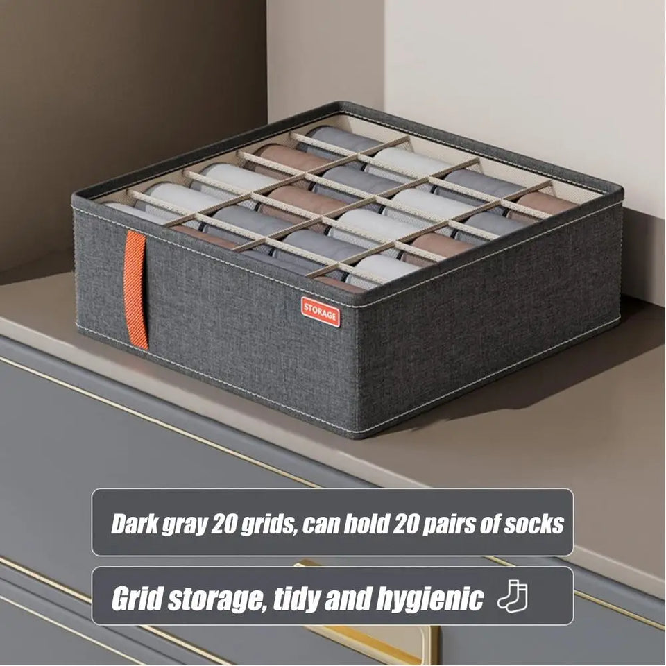 Underwear Organizers Socks Bra Storage Box Cabinet Drawer Organizer Storage Clothes Arrange Household Classified Storage Case