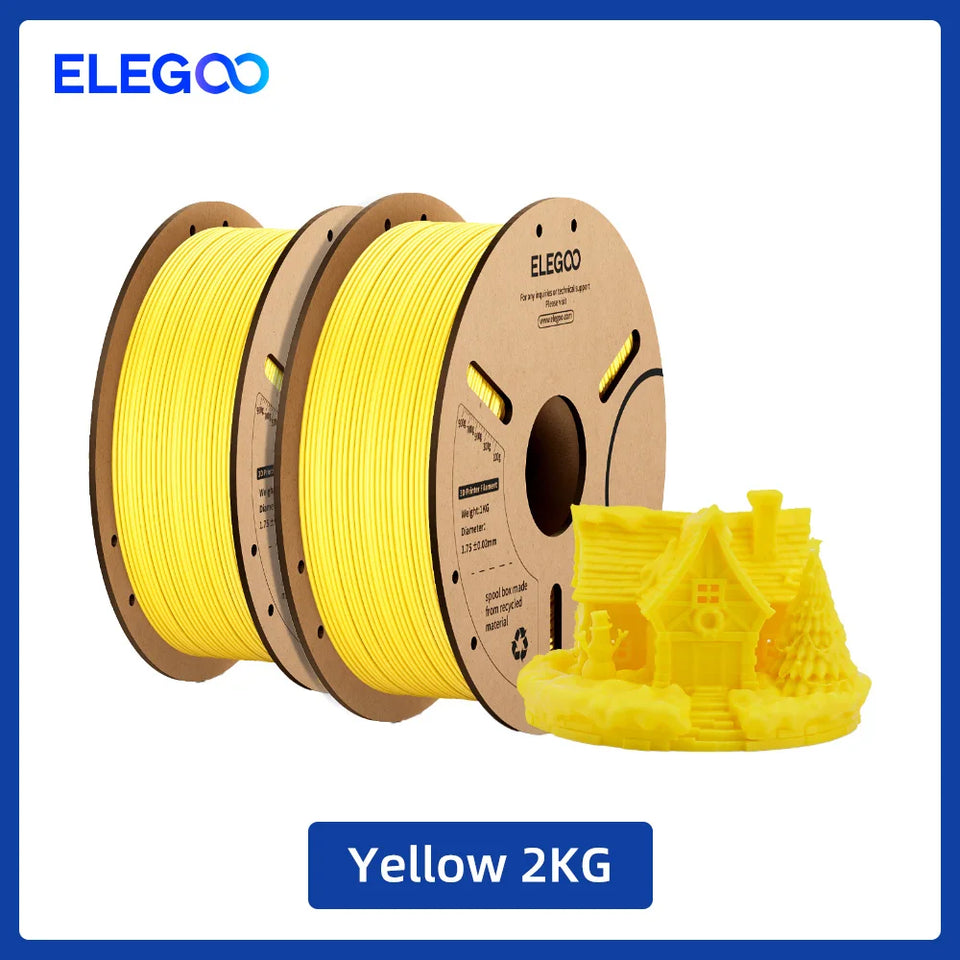 ELEGOO PLA Filament 10KG 1.75mm Plastic 3D PLA for 3D Printer Filament for FDM 3D Printer Elegoo