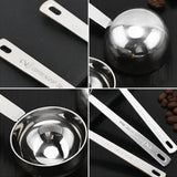 Powdered Milk 5/10/15/20/30ML Stainless Steel Tablespoon Coffee Scoop Powder Spoon Measuring Spoon