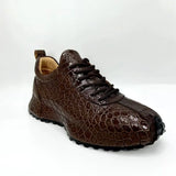 2025 new arrival Fashion crocodile skin&Cow leather causal shoes men,male Genuine leather sneakers pdd717