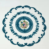 New Embroidered Dinning Table Cover Table Cloth Elegant Round Lace Tablecloth Coffee Coasters Napkin Party Wedding Decoration