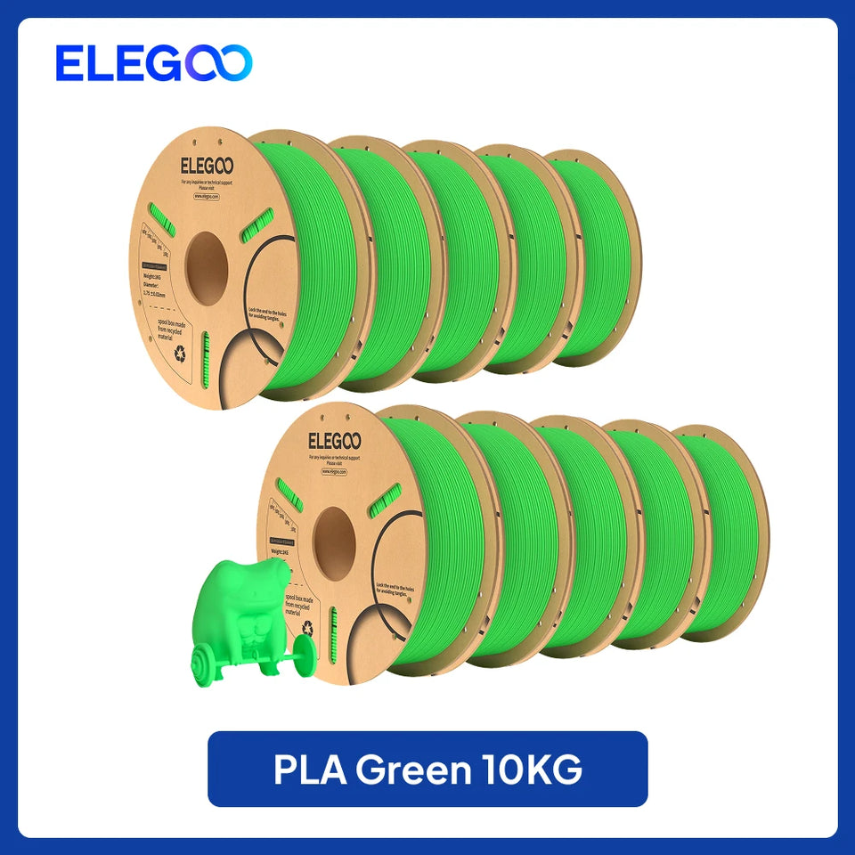 ELEGOO 2KG/4KG/5KG/10KG 1.75mm PLA Filament Plastic 3D PLA for EU US