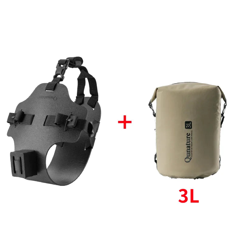 Qunature Bikepacking Bicycle Mount 3/6/12L Waterproof Bag Set Lightweight Durable Shelf Holder for Road Bike Mtb Cycling