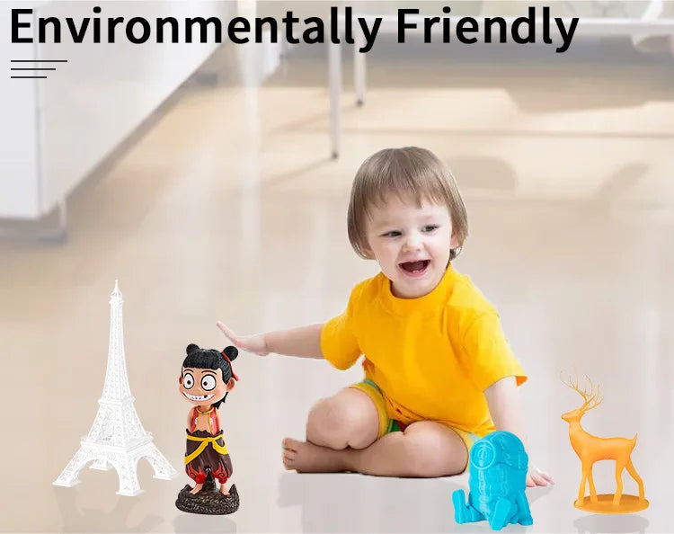 KINGROON 5KG PLA TPU PETG Filament Mix color 1.75mm 3D Printer Plastic No Bubble Spool 3D Printing Materials Wholesales