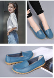 Women Flats Ballet Shoes Woman Cut Out Leather Breathable Moccasins Women Boat Shoes Ballerina Ladies Casual Shoes