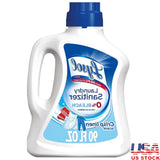 Laundry Sanitizer Additive kills 99 9% bacteria odor eliminator bleach free laundry detergent crisp linen scent safe all fabrics