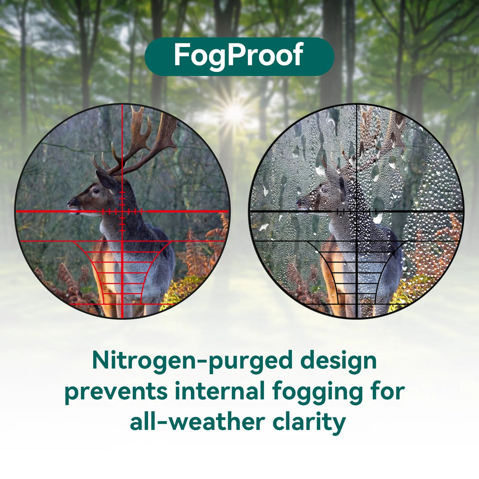 Aquilifer 3-9x40 Hunting Scope SFP ED Glass Red Green Illuminated Free Scope Rings for Hunting