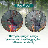 Aquilifer 3-9x40 Hunting Scope SFP ED Glass Red Green Illuminated Free Scope Rings for Hunting