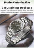 ADDIESDIVE AD2066 Men's Luxury Watch 10Bar Waterproof BGW9 Super Luminous 316L Stainless Steel reloj hombre VH31 Quartz Watches