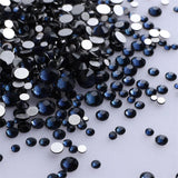 1440Pcs Mix Size Glass Flatback Rhinestone Glitter Crystal AB Round Diamond Non Hotfix Glue On Stone for DIY Nail Art Decoration