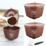 5.4*3.5CM Food Grade PP Reusable Coffee Capsule Pods For Dolce Gusto Refillable Filters Crema Espresso Capsules Cup Kitchen Tool