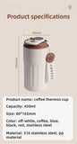 Smart Temp Display Stainless Steel Tumbler Thermal Mug Vacuum Insulated Coffee Cup Travel Thermos Cups Hot Water Bottle for Tea