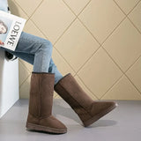Comemore Women Tall Winter Padding Black Boots Fashion Snow Boots Women's High Boot Size 41 Hot Warm Shoes Botas Mujer