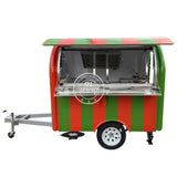 Customized Food Trailer Mobile Food Kiosk Truck Mobile Kitchen Trailer for Hamburger Cart Fast Food Truck with DOT Certification