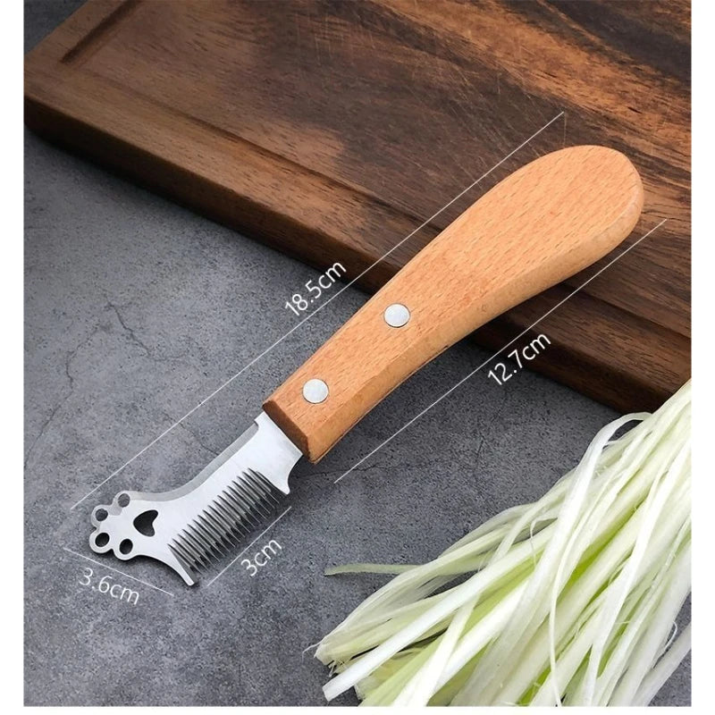 1PC Shredded Scallion Tool Kitchen Green Onion Shredder Grinding Knife Special Shredding Commercial Tool for Ultra-fine Silk