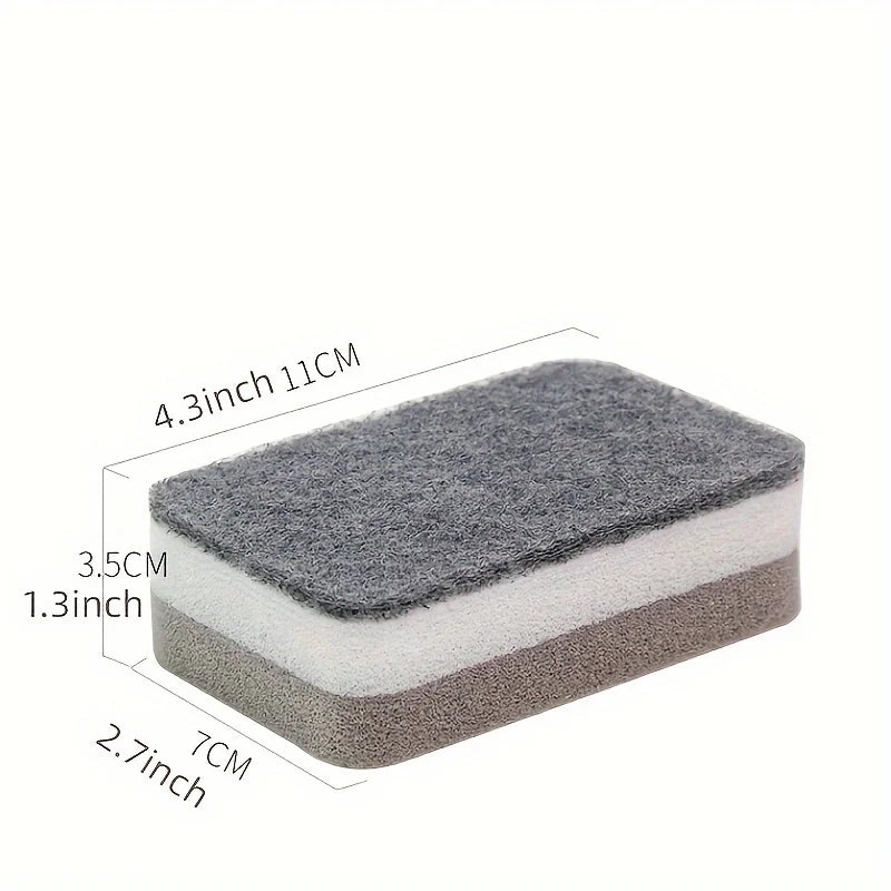 8/16/32 Double-Sided Cleaning Sponge Set - Very suitable for household cleaning、Dishwashing etc！Suitable for commercial cleaning
