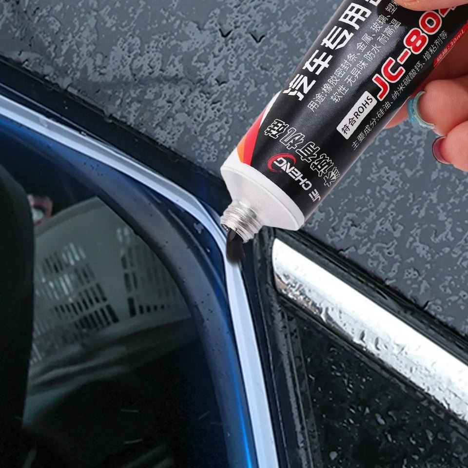 Car Door Sealant Adhesive Automotive Weatherstrip Repair High Temp Silicone Glue Waterproof Soundproof Universal Auto Fix Tool