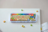 Cat Party Keycaps Set 132 Keys PBT Material Keycaps MOA XOA Profile DYE-SUB For MX Switch Wooting Mechanical Keyboard Keycap