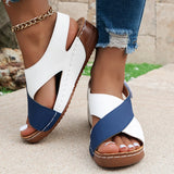 Summer Sandals Shoes Women Party Sandals For Women Outdoor Sandals Ladies Wedge Walking Shoes Beach Female Sandal Women Footwear