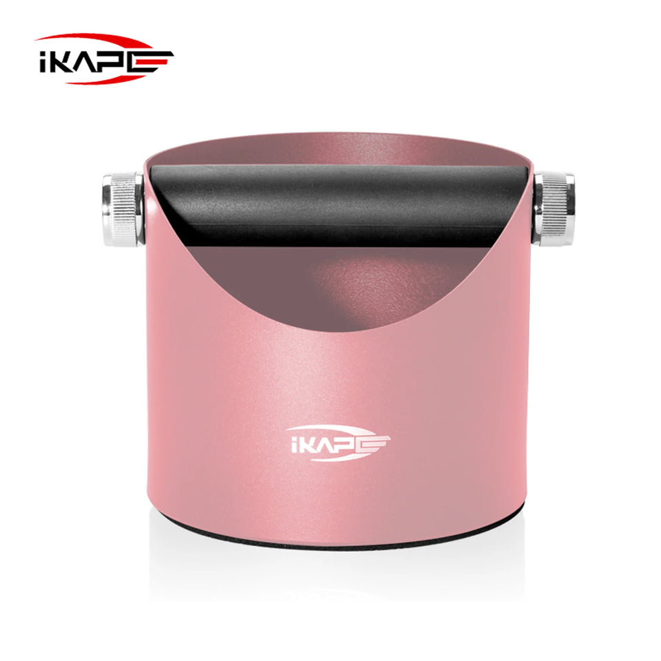 IKAPE Espresso Knock Box , Premium Coffee Knock Box, Space-Saving Coffee Dump Bin, Non-Slip Base for Barista