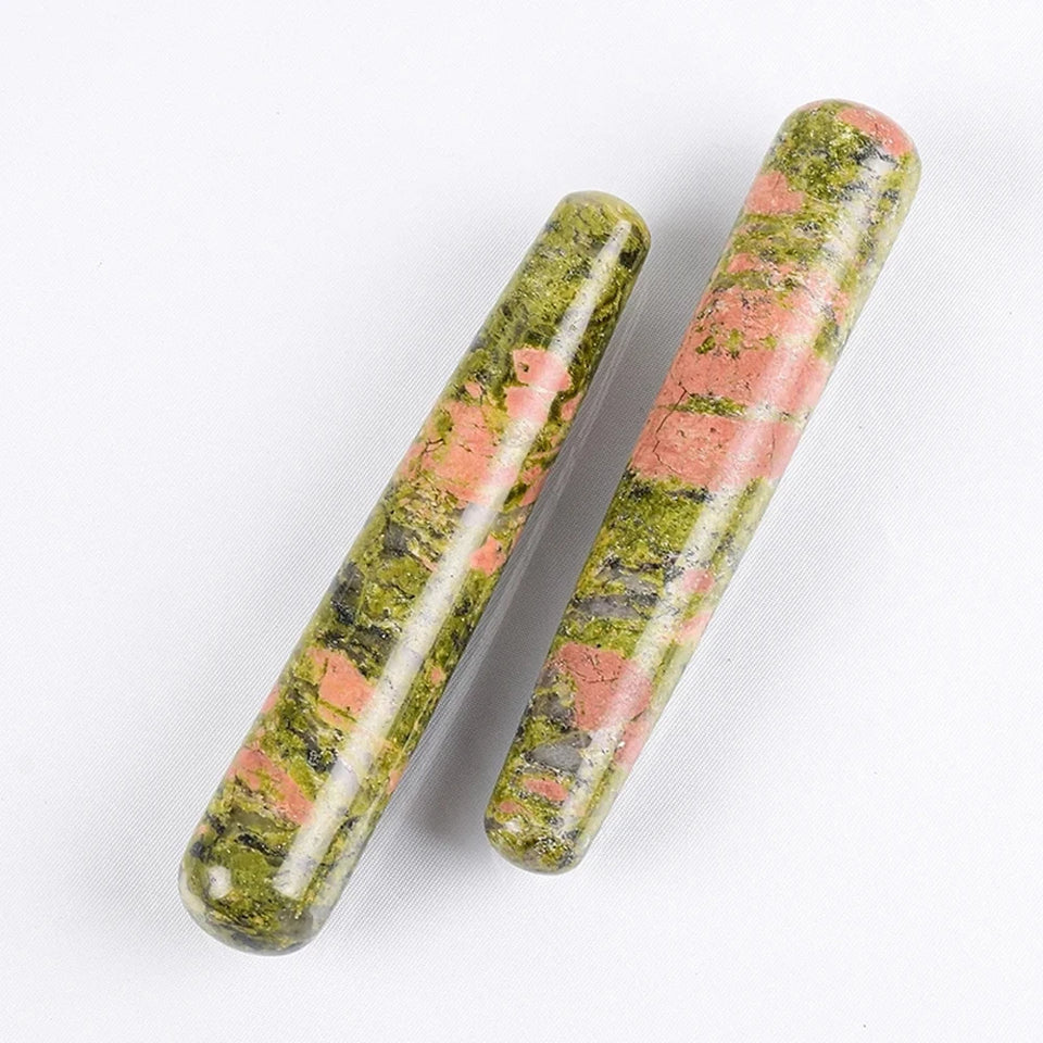 Natural Jade Rose Quartz Wand Facial Skin Care Tools Massage For Face Beauty Lifting Slimming Wholesale&DropShipping